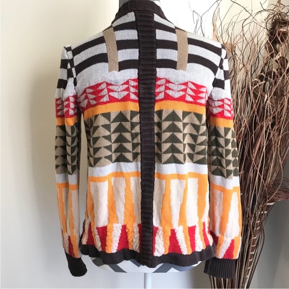 Sparrow Cardigan Tribal One Button - Picture 4 of 7